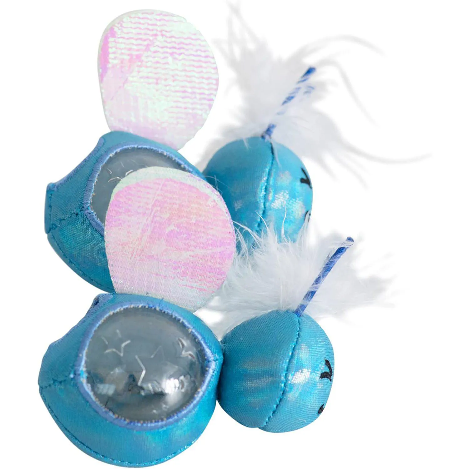 Juguetes Rellenables para Gatos con Sonido y Efecto Luminoso Nocturno