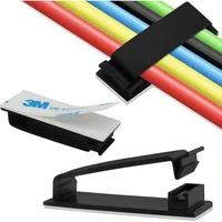 Clips Organizadores De Cables Autoadhesivos Para Escritorio Y Hogar