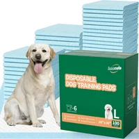 Almohadillas Grandes Absorbentes Para Entrenamiento De Mascotas Desechables