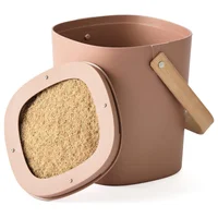 Contenedor De Abono Bamboozle Para Cocina Con Filtro De Cáñamo