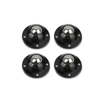 Ruedas de 1 para Muebles y Cajas en Acero Inoxidable 4 Piezas