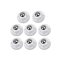 Ruedas Giratorias Autoadhesivas para Muebles Pc Color Neutro 8 U