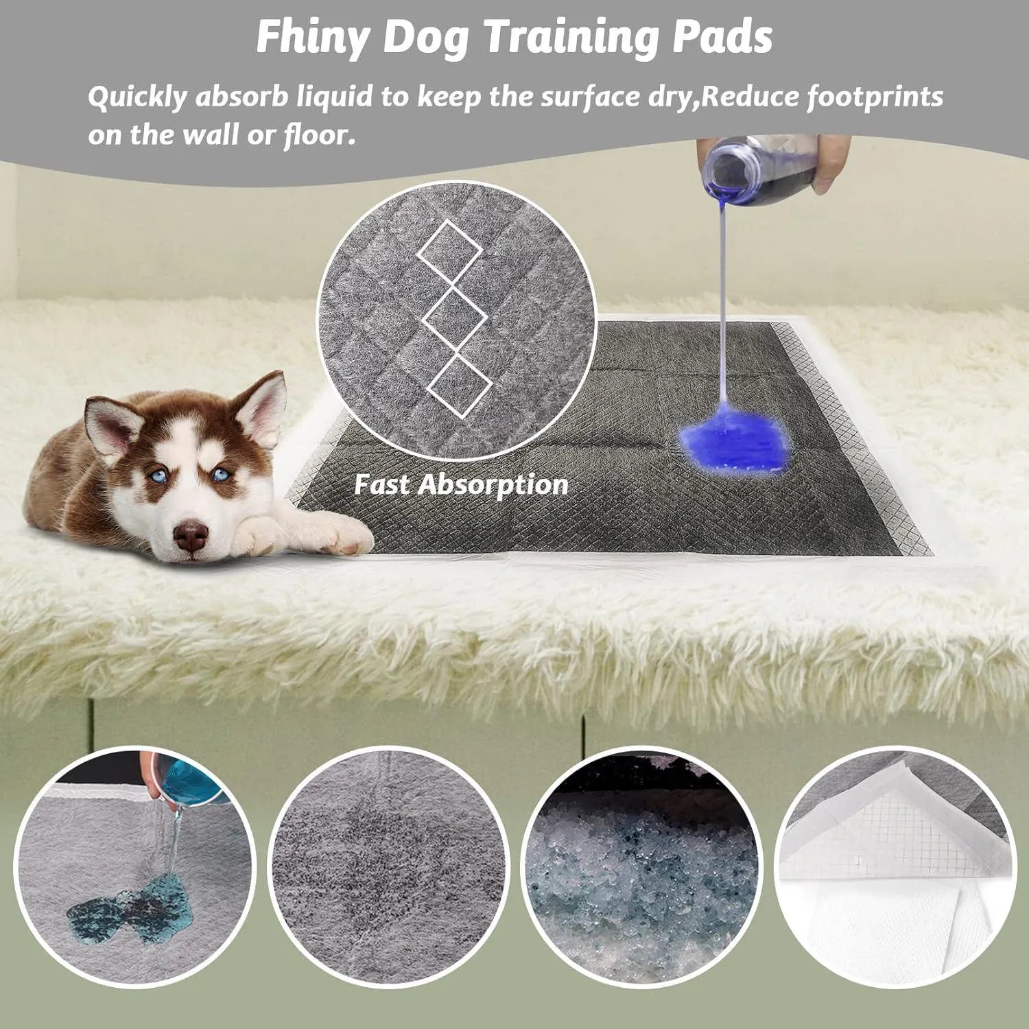 Almohadillas Desechables Para Conejos Súper Absorbentes Con Control De Olor 4