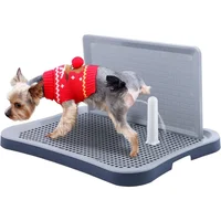 Bandeja Higiénica Para Entrenamiento De Perros Con Pared Protectora Antideslizante