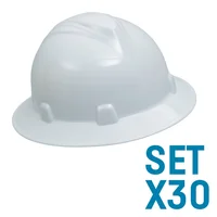 Casco Imperio Tafilete Rachet Blanco Set X 30 Unidades