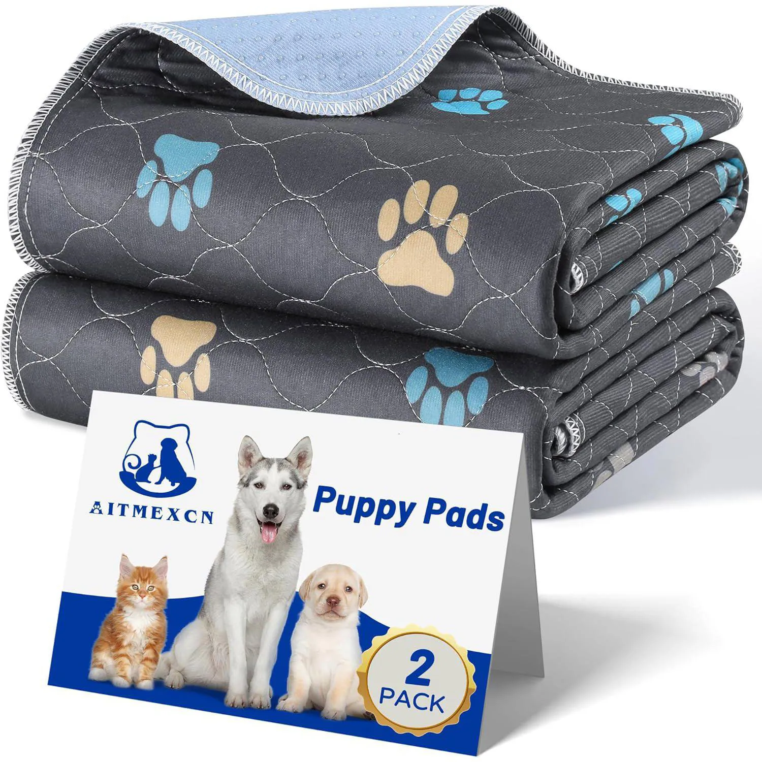 Almohadillas Lavables Para Perros Impermeables Reutilizables Y Antideslizantes