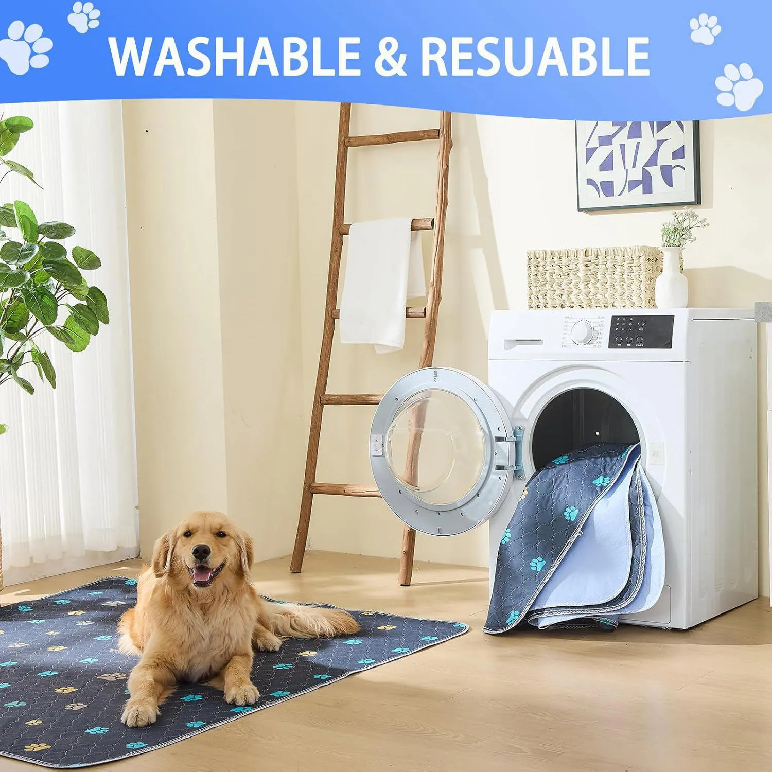 Almohadillas Lavables Para Perros Impermeables Reutilizables Y Antideslizantes 7