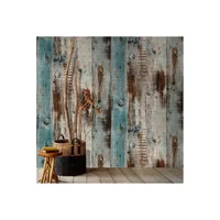 Papel Decorativo Autoadhesivo Madera Vintage Marrón para Espacios Acogedores