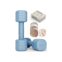Juego De Mancuernas Ajustables Con Mango Antideslizante Para Entrenamiento En Casa