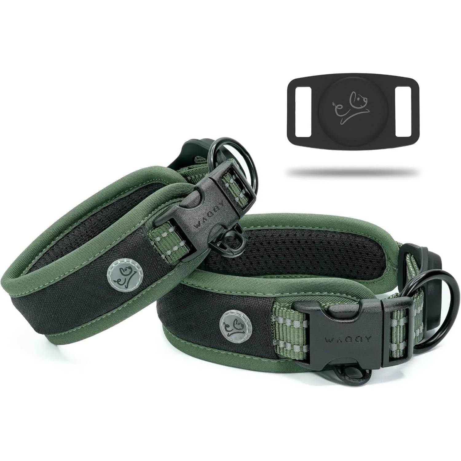 Collar Para Perro Con Soporte Airtag Ajuste Seguro Y Alta Resistencia