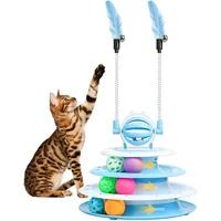 Juguetes Colgantes para Gato con Ratón y Cuerda Elástica para Juego Activo