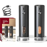 Juego De Molinillos Eléctricos BLIVORRA Recargables Para Sal y Pimienta