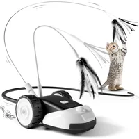 Juguete Automático para Gato con Movimiento Irregular y Cola Intercambiable
