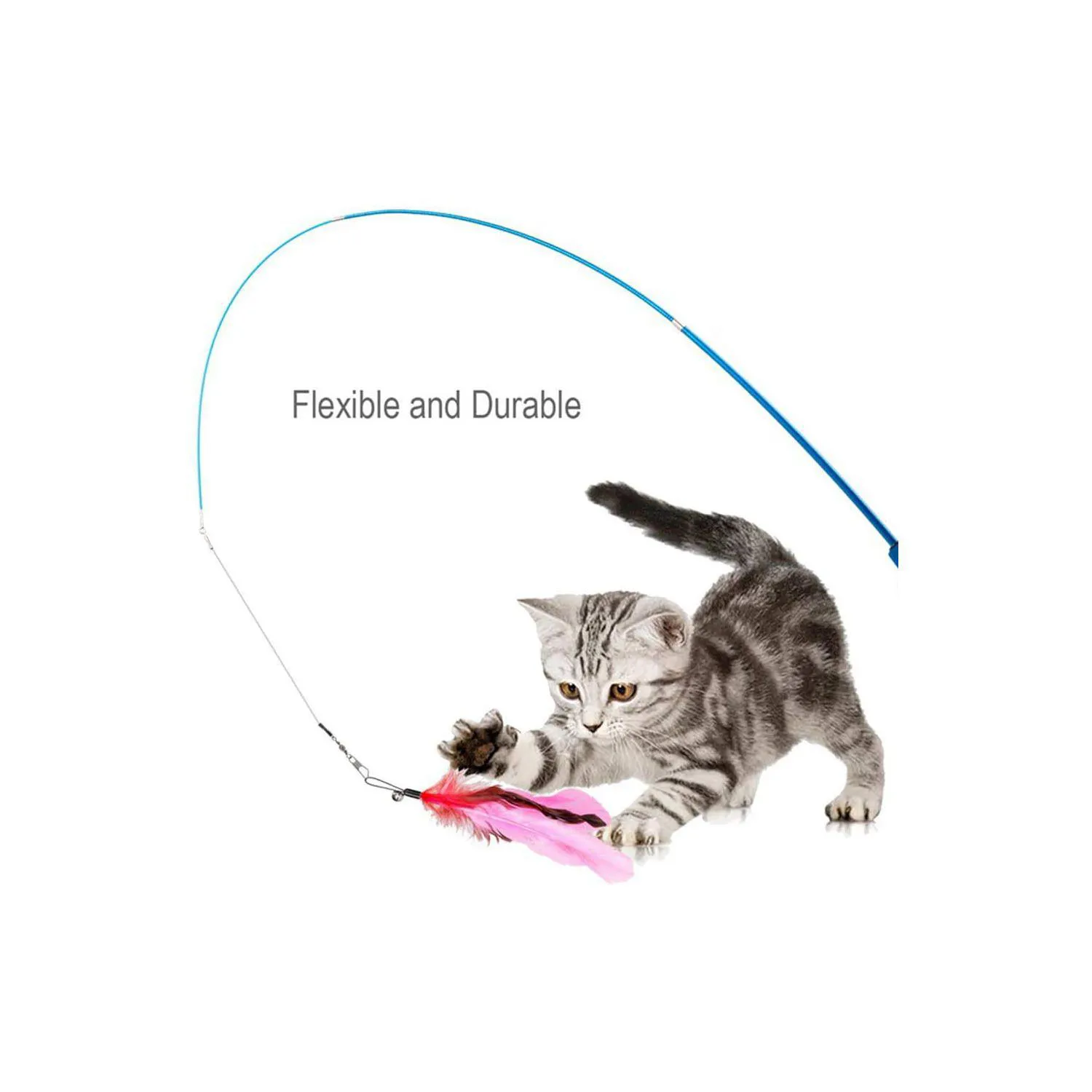 Varita Retráctil para Gato con Mango Ergonómico y Diseño Extensible 3