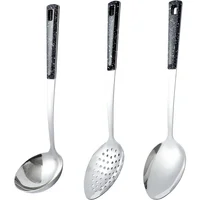 Set de Cucharas de Servir en Acero Inoxidable 3 Piezas para Cocina