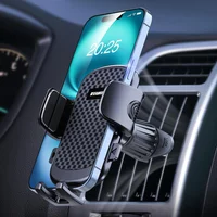 Soporte de Teléfono para Automóvil con Gancho Metálico y Ajuste Seguro