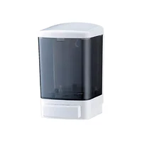 Dispensador De Jabón Montado En Pared De Plástico Transparente Para Cocina Y Baño