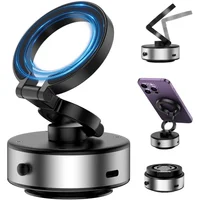 Soporte Magnético para Teléfono de Automóvil con Succión al Vacío y Giro Total
