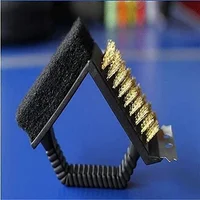 Cepillo De Limpieza Para Asador  3 En 1 Cepillo Metal Espátula Y Esponja Abrasiva