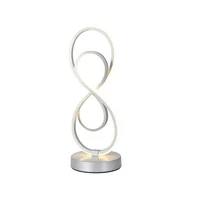Lámpara de Mesa LED Infinito Silver Luz Cálida