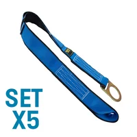 Anclaje 1 Argolla 1.5 metros Armadura Certificación SGS Set X 5 Unidades