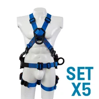 Arnés Multipropósito Dieléctrico Faja Lumbar Certificación SGS Set X 5 Unidades
