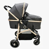 Coche Cuna Moisés Carri Deluxe Negro Eb129