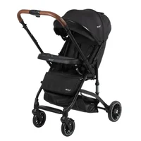 Coche Paseador Reversible Andal Negro Eb173