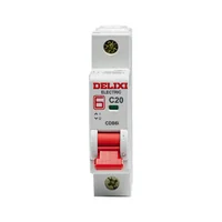 Mini Breaker para Montaje en Riel 1 Polo 20 Amp 6ka