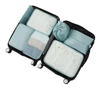 Set de Bolsas Organizador de Viajes - Packing Cubes Celeste