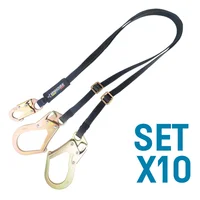 Eslinga y Posicionamiento Ignifuga Graduable Set X 10 Unidades