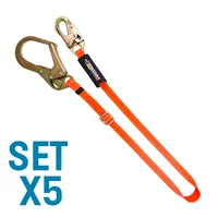 Eslinga Posicionamiento G-2 Graduable 1.8m Set X 5 Unidades