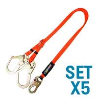 Eslinga Restricción Doble Terminal 1.8m Set X 5 Unidades