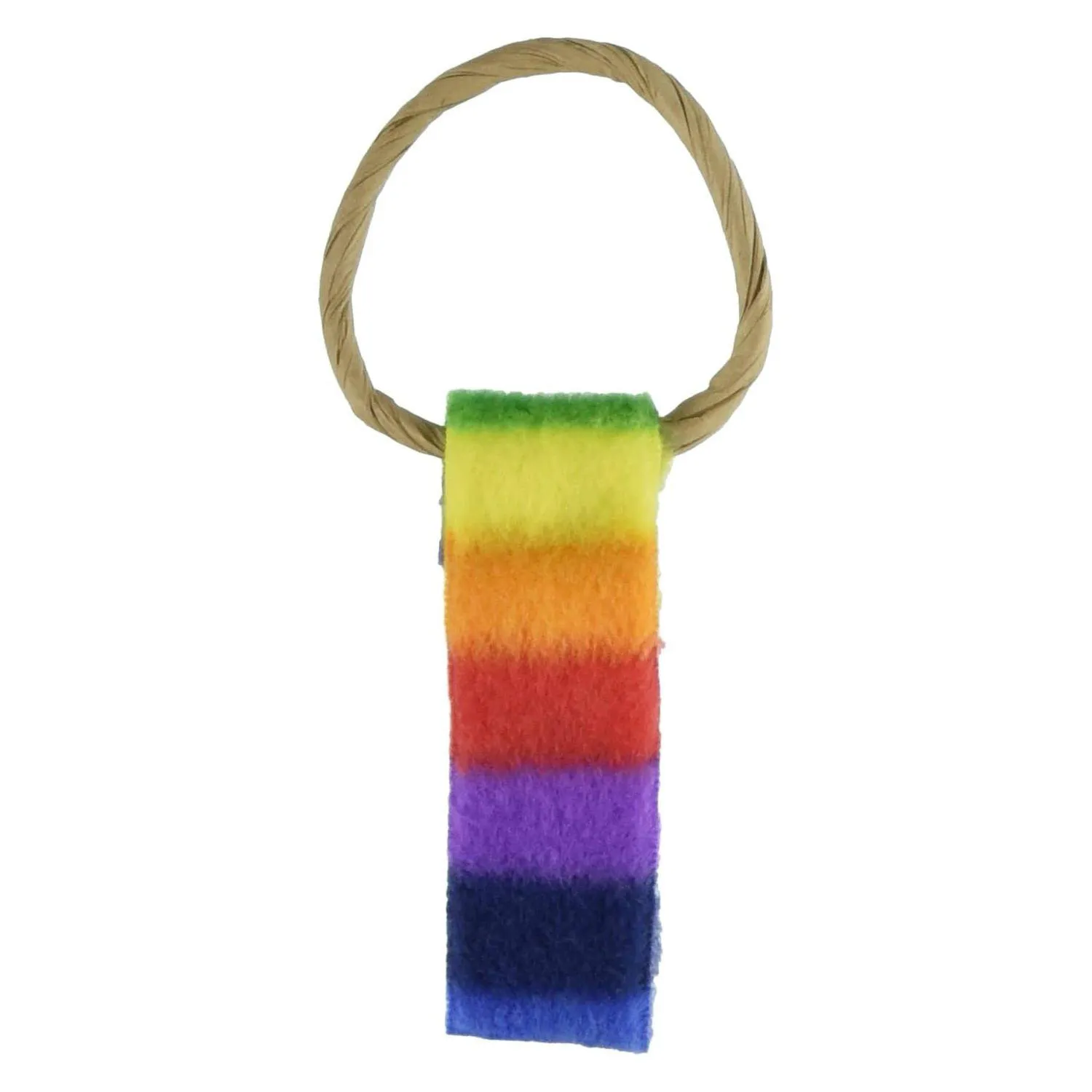 Juguete Interactivo para Gatos con Varita Flexible y Flecos de Colores 3