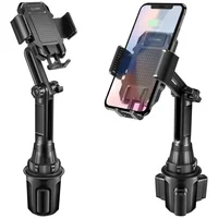 Soporte de Teléfono para Automóvil con Base de Portavasos y Giro de 360 Grados