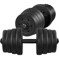 Juego de Mancuernas Ajustables Topeakmart Entrenamiento de Fuerza en Casa
