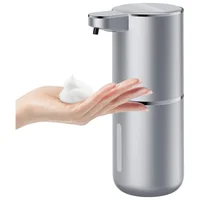 Dispensador Automático De Jabón Espumoso Recargable USB Diseño Gris Espacial