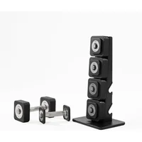 Mancuernas Ajustables DHT Con Estante Compacto Para Entrenamiento Versátil En Casa