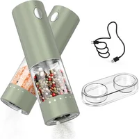 Juego De Molinillos Eléctricos CIRCLE JOY Recargables Con Base De Almacenamiento
