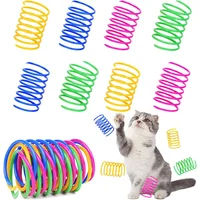 Set de Resortes para Gato con Diseño Colorido y Material Flexible