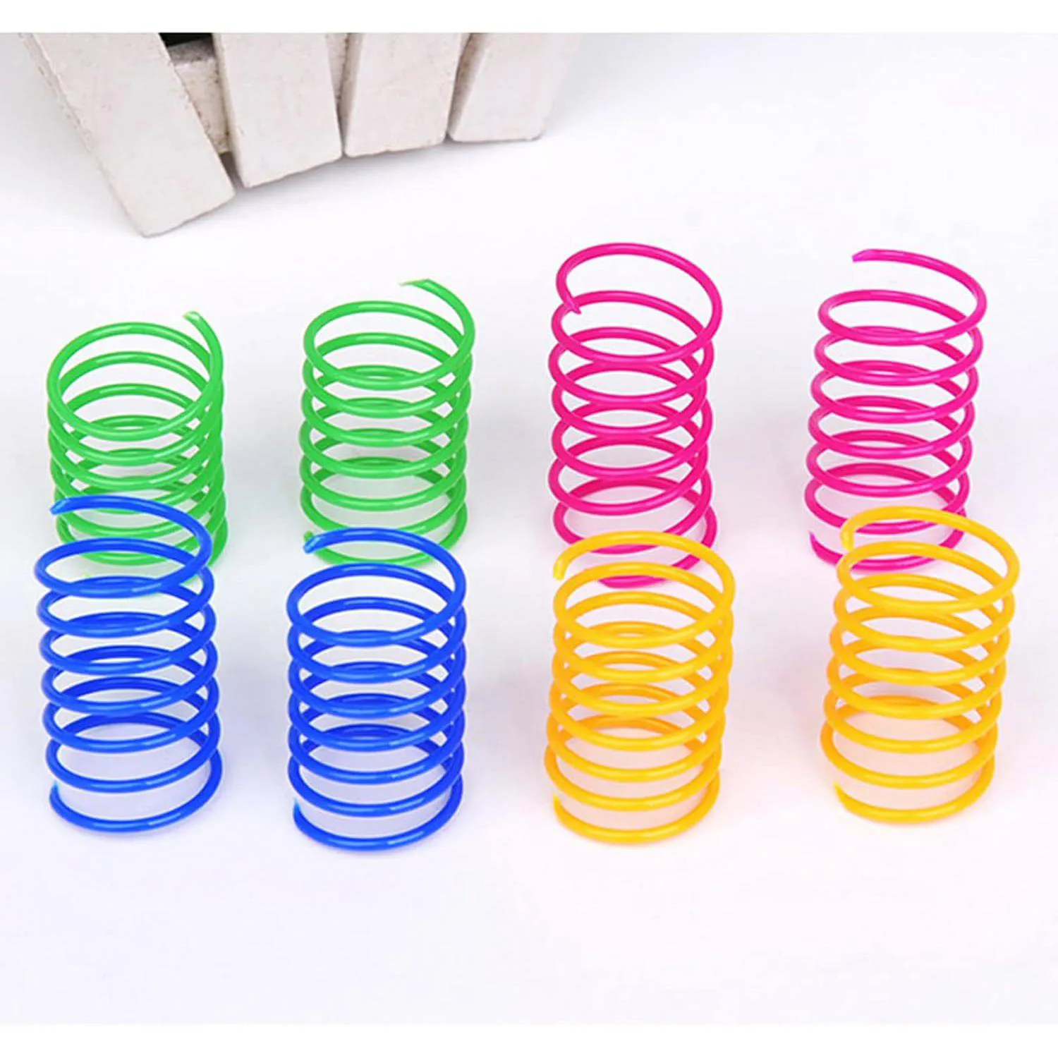 Set de Resortes para Gato con Diseño Colorido y Material Flexible 4