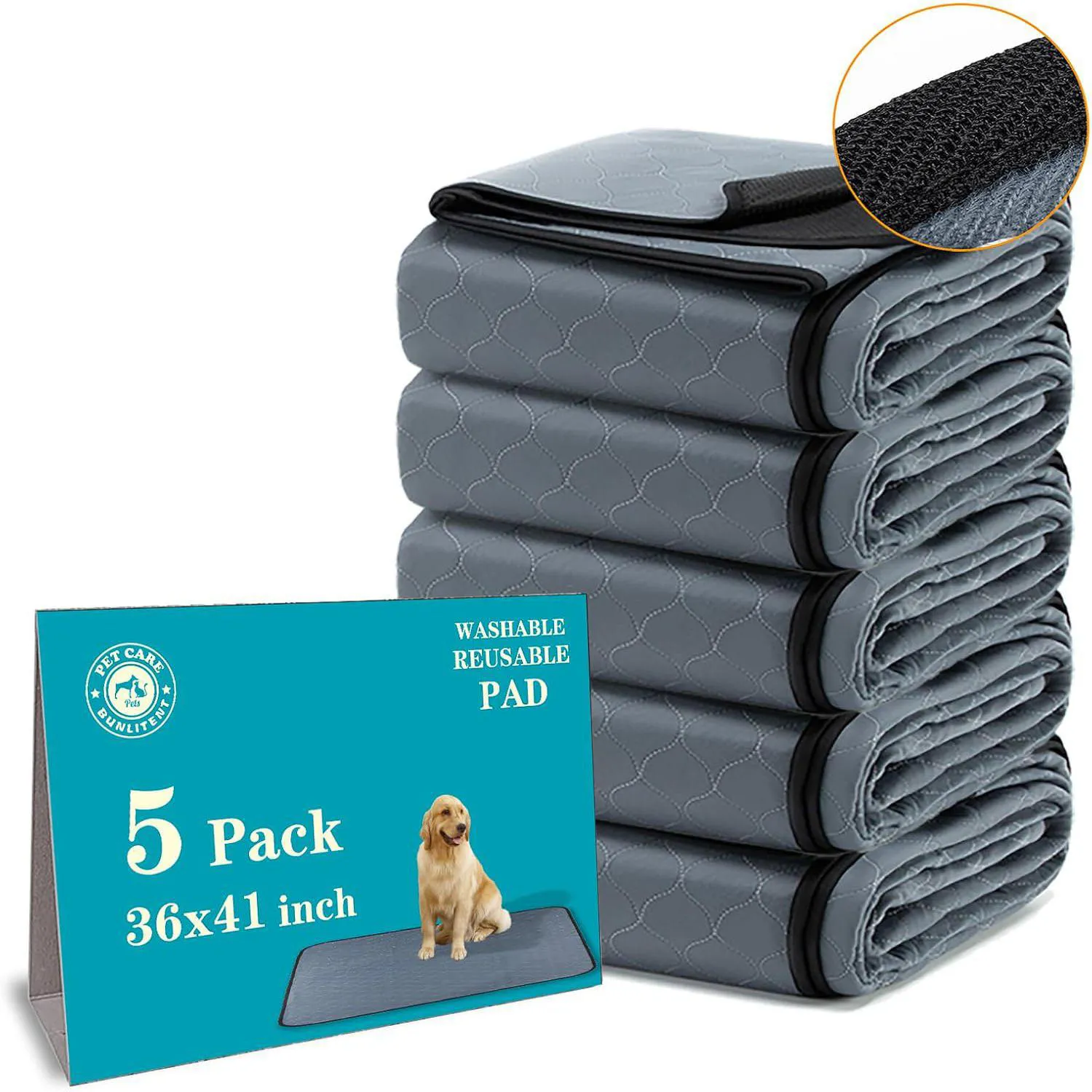 Almohadillas Lavables Impermeables Para Entrenamiento De Perros Con Secado Rápido