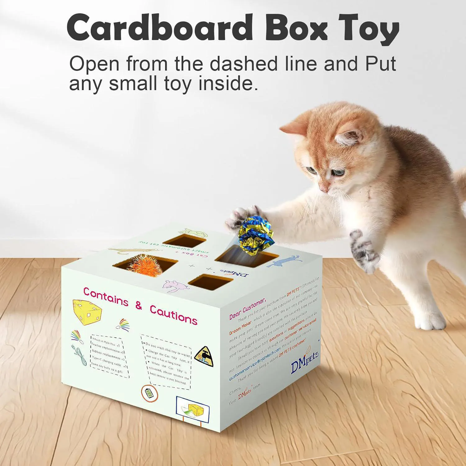 Juguete Inteligente para Gato con Plumas Emergentes y Sensor de Movimiento 4