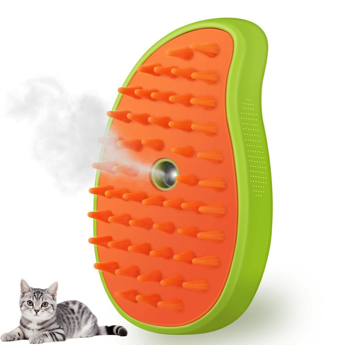 - Cepillo De Vapor KALAMANDA Para Gatos Con Función De Masaje Y Limpieza