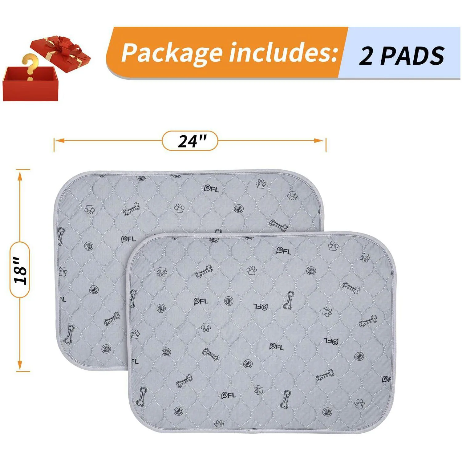 Almohadillas Lavables Para Orina De Perros Reutilizables Con Base Antideslizante 5