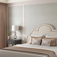 Papel Adhesivo Gris Texturizado Tipo Tela Para Paredes Y Muebles