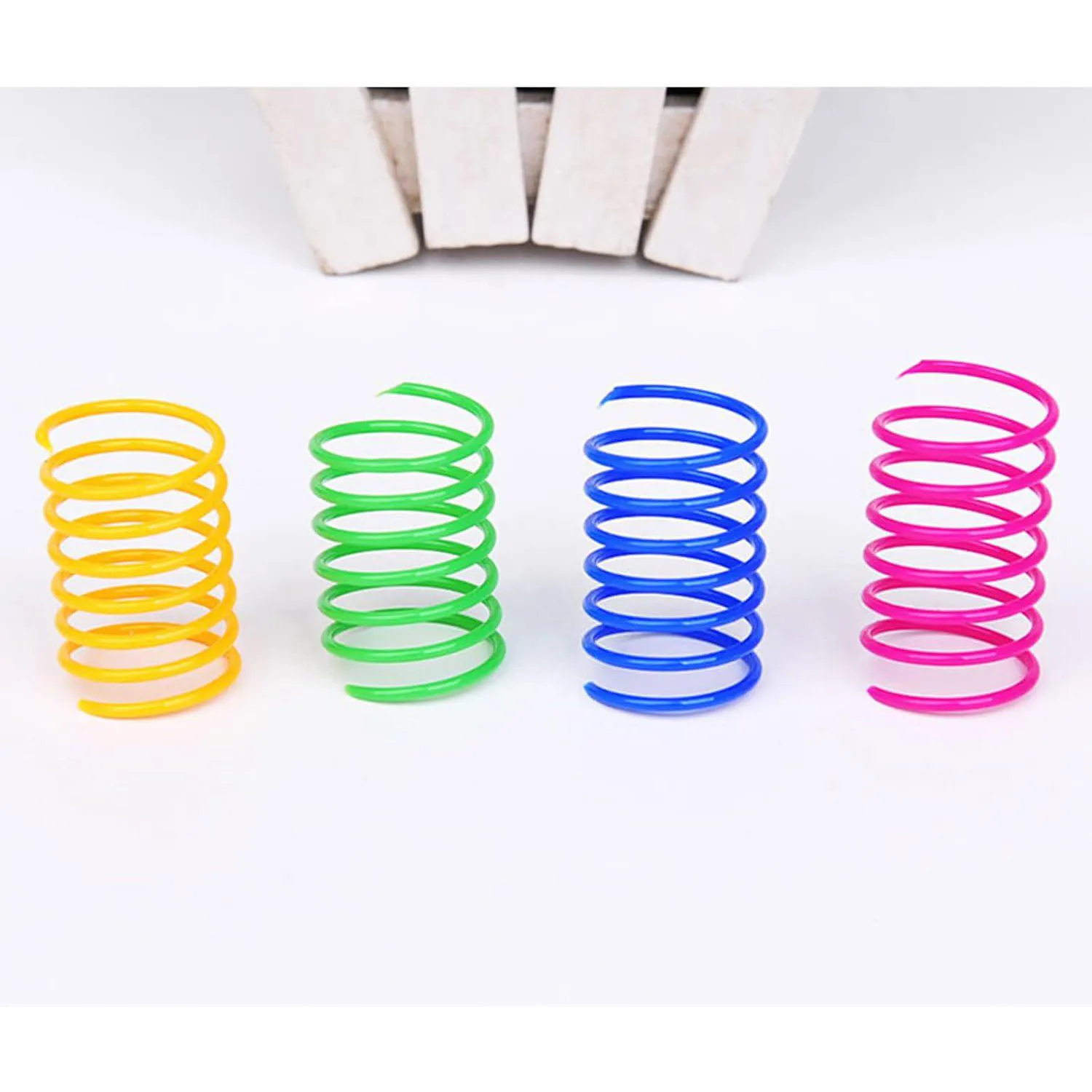 Set de Resortes Interactivos para Gatos con 120 Piezas Multicolor 7