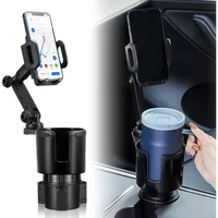 Soporte Para Teléfono De Automóvil Con Expansor De Portavasos Ajustable