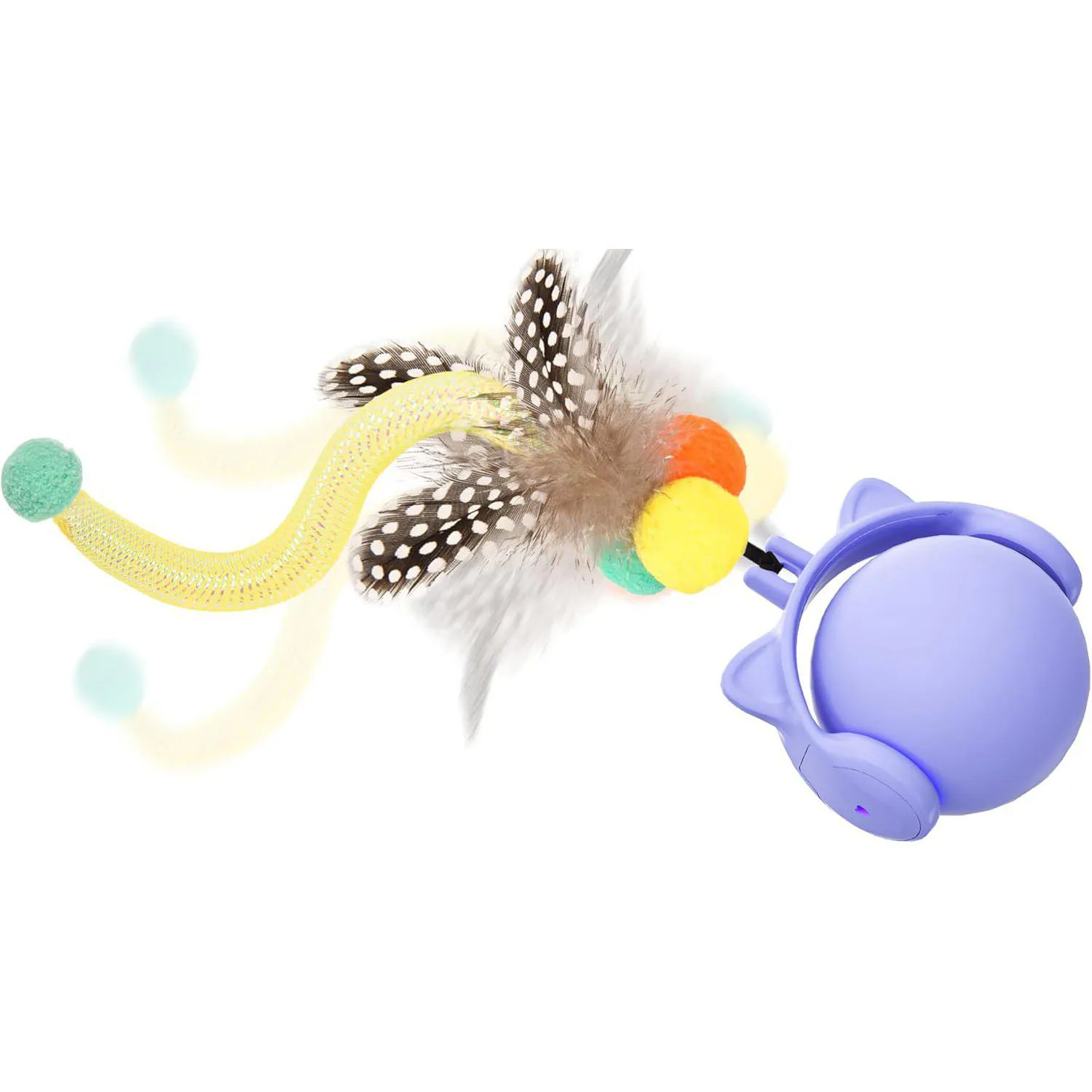 Pelota Interactiva para Gatos con Sonidos Realistas y Sensor Táctil Inteligente