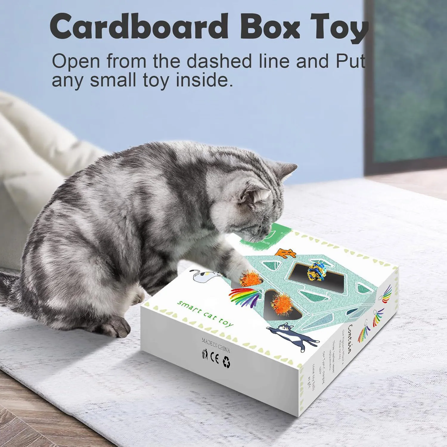 Juguete Interactivo Para Gatos Migipaws MigiBox Que Estimula El Juego Y Reduce El Aburrimiento 4